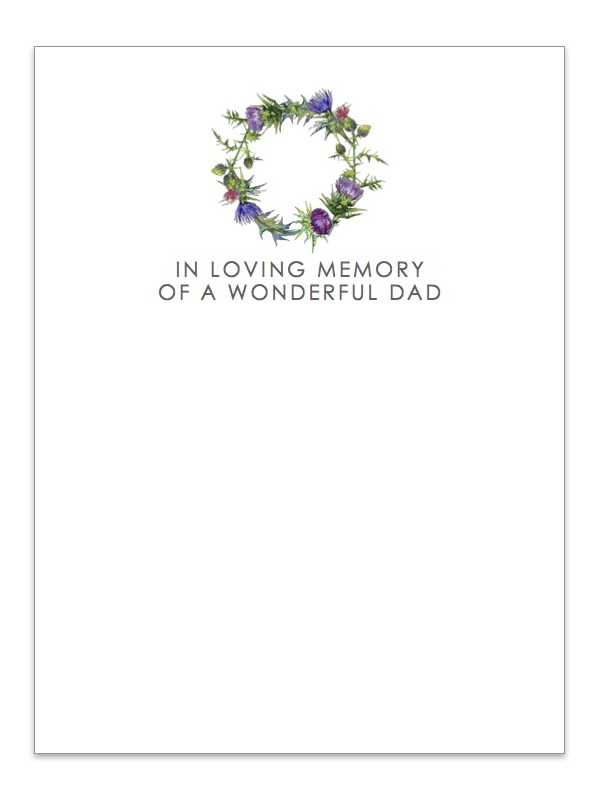 In Loving Memory of a wonderful Dad 012L