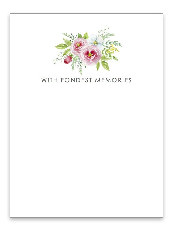 With fondest memories 010L