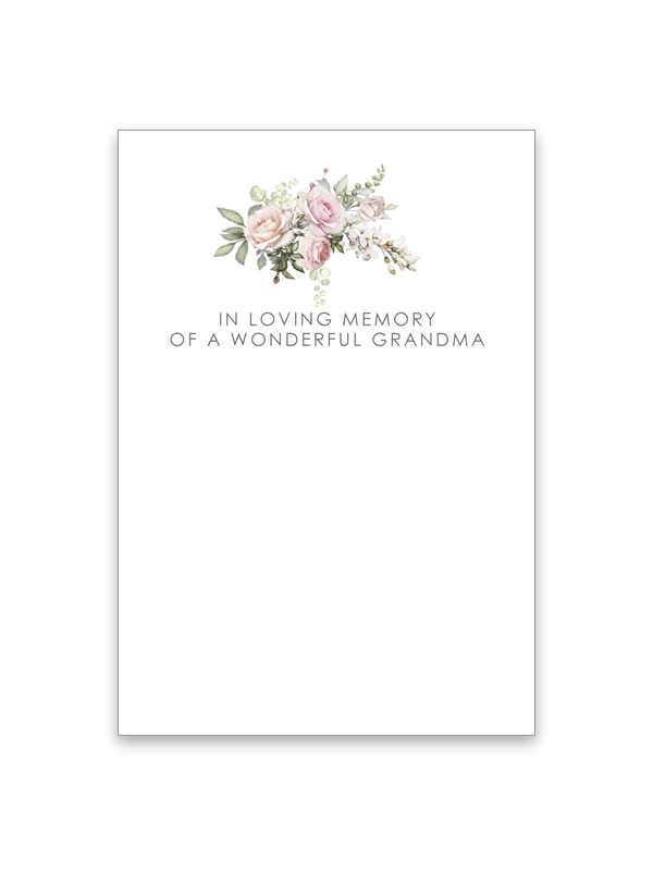 In Loving Memory Of A Wonderful Grandma