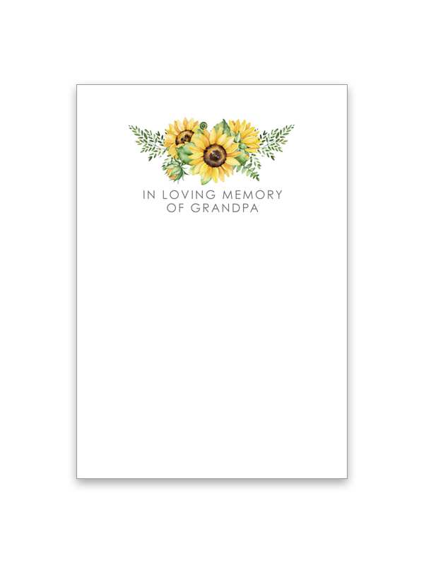 In Loving Memory of Grandpa