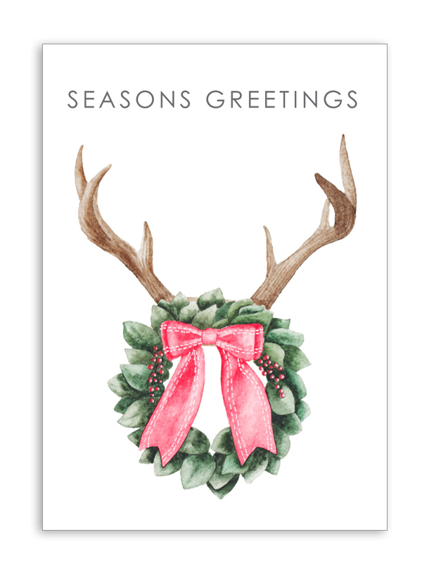 Stag Wreath
