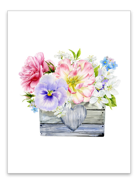 Blank Forget me not crate